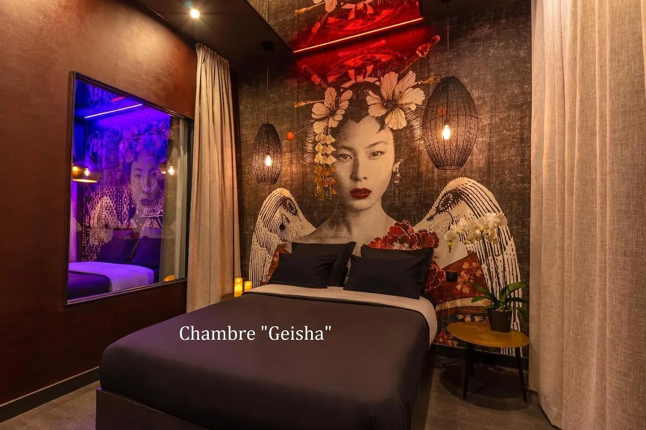 Hotel del amor Avec Nuit Insolite Au Dandy Et Jacuzzi Privatise (adults Only) *
