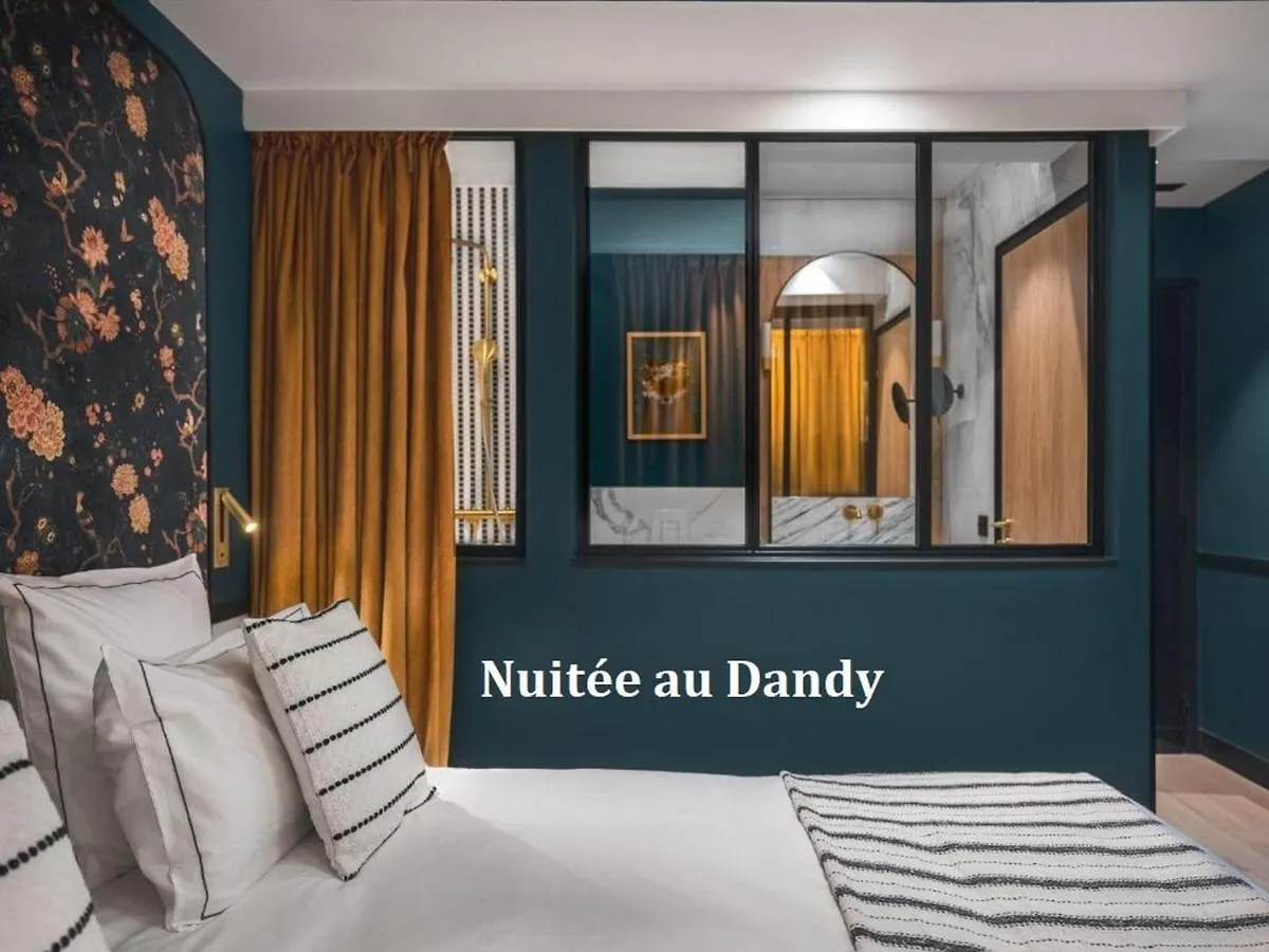 Отель для свиданий Avec Nuit Insolite Au Dandy Et Jacuzzi Privatise (adults Only) Париж